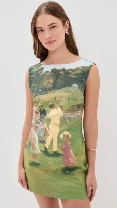Yellow The Label Augusta Linen Dress Sunday S | Thumbnail 2