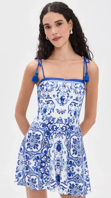 Alice + Olivia Glinda Tassel Dress Solstice | Thumbnail 2