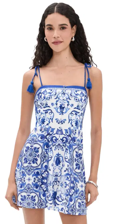 Alice + Olivia Glinda Tassel Dress Solstice | Thumbnail 1