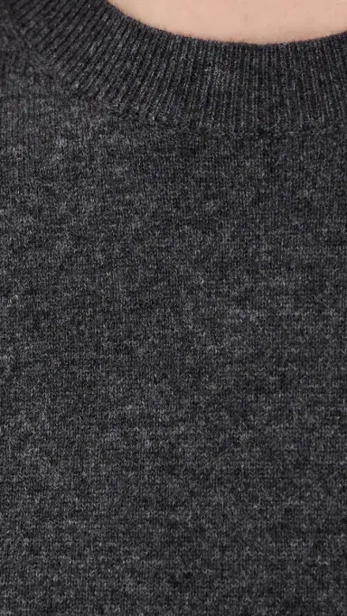 All My Love Ava Cashmere Top Charcoal L | Thumbnail 6