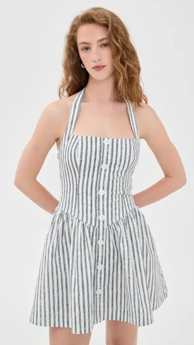 o.p.t o. p.t Piper Mini Dress Antibes Stripe | Thumbnail 2 o.p.t o. p.t Piper Mini Dress Antibes Stripe | Thumbnail 2