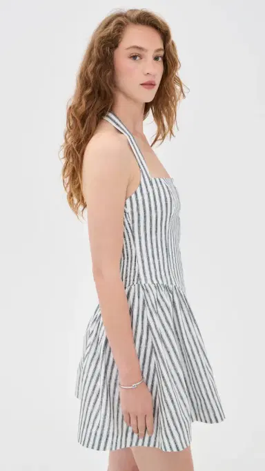 o.p.t o. p.t Piper Mini Dress Antibes Stripe | Thumbnail 4 o.p.t o. p.t Piper Mini Dress Antibes Stripe | Thumbnail 4