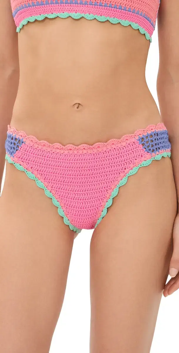 Beach Riot aisy Bikini Bottoms Sea Breeze Crochet