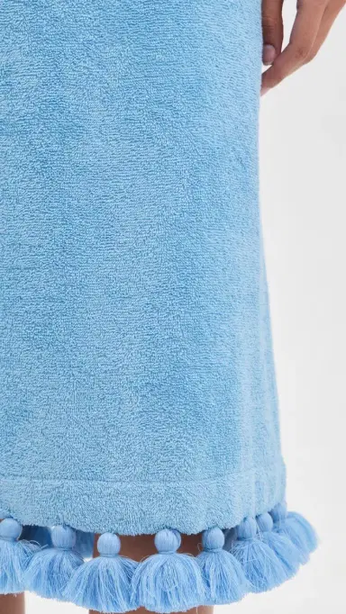 Cap d’Antibes Auriela Midi Dress Blue M | Thumbnail 6 Cap d’Antibes Auriela Midi Dress Blue M | Thumbnail 6