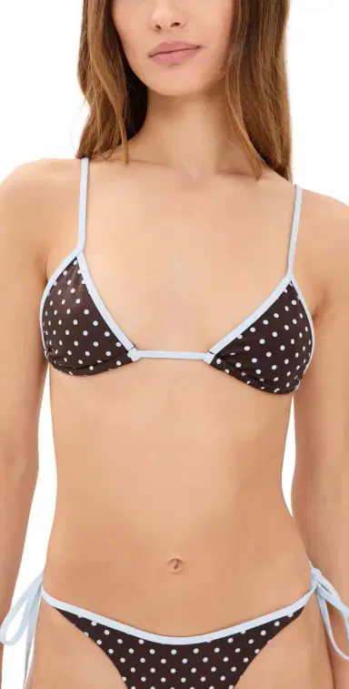 Lioness Ramirez Bikini Top CHOCOATE BUE POKA | Thumbnail 1