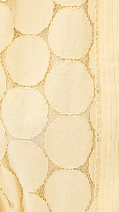 Bardot Remy Spot Lace Mini Dress Soft Yellow 2 | Thumbnail 6