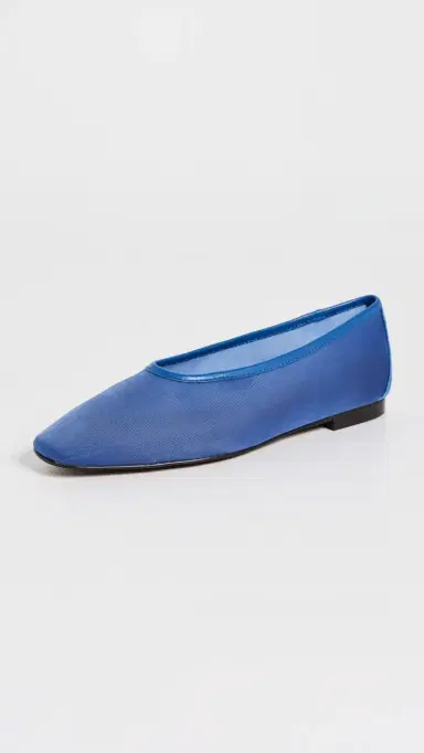 Madewell Mylie Mesh Ballet Flats Retro Blue | Thumbnail 2