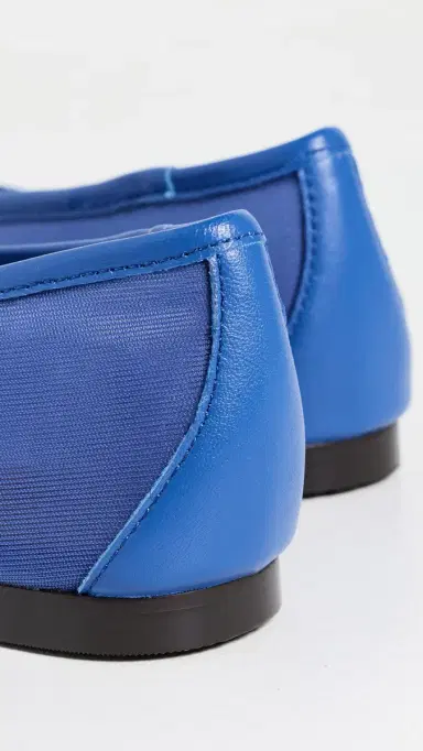 Madewell Mylie Mesh Ballet Flats Retro Blue | Thumbnail 4