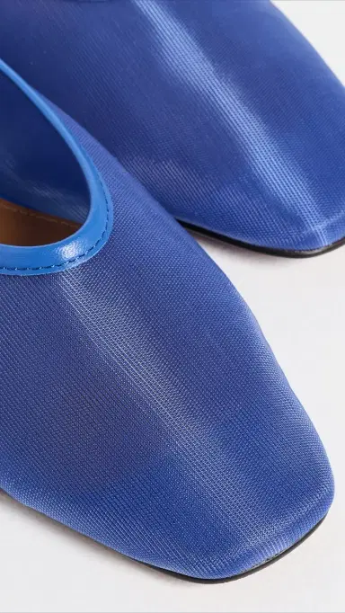 Madewell Mylie Mesh Ballet Flats Retro Blue | Thumbnail 6
