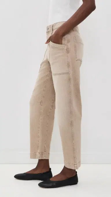 Joe's Jeans The Double Pocket Barrel Jeans Washed Tannin 26 | Thumbnail 4