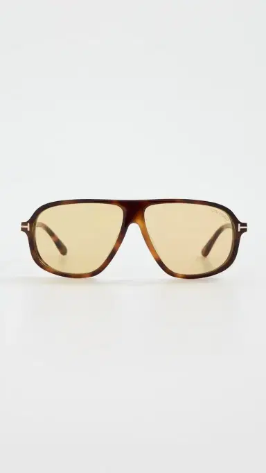 Tom Ford Guillaume Sunglasses Shiny Classic Havana One Size | Thumbnail 2