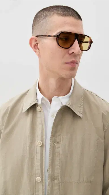 Tom Ford Guillaume Sunglasses Shiny Classic Havana One Size | Thumbnail 4