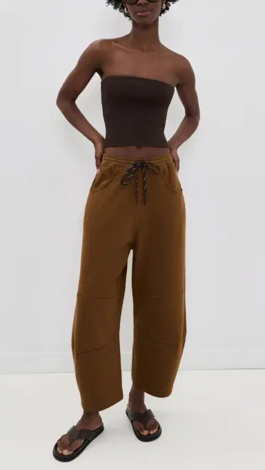 Roucha Pace Sweatpants Dark Tan | Thumbnail 5