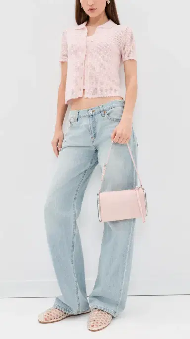 Marc Jacobs The Juliette Shoulder Bag Powder Pink One Size | Thumbnail 3
