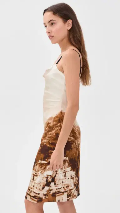 Staud Evangeline Silk Dress | Thumbnail 4 Staud Evangeline Silk Dress | Thumbnail 4