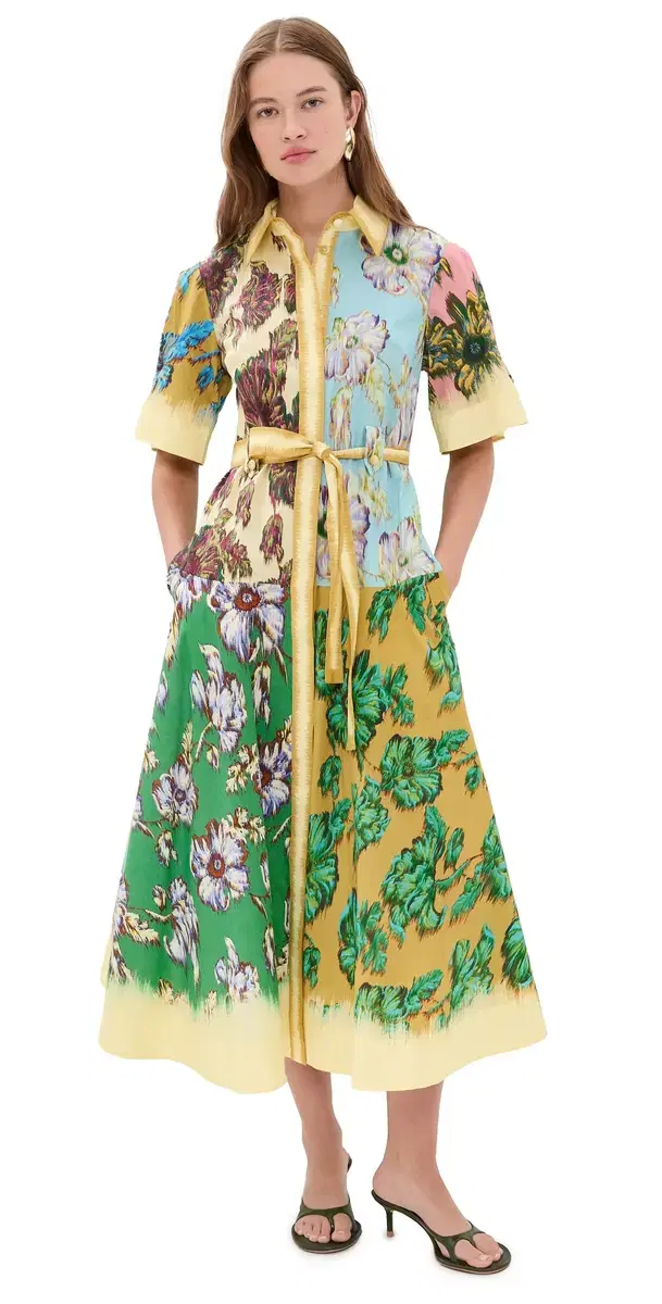 ALÉMAIS Jerry Shirtdress Multi