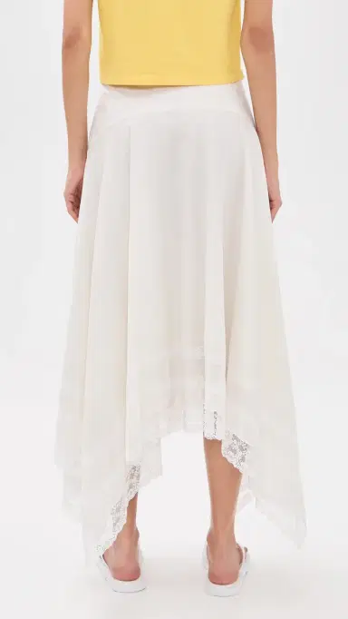 Staud Ainsley Skirt Ivory 6 | Thumbnail 3