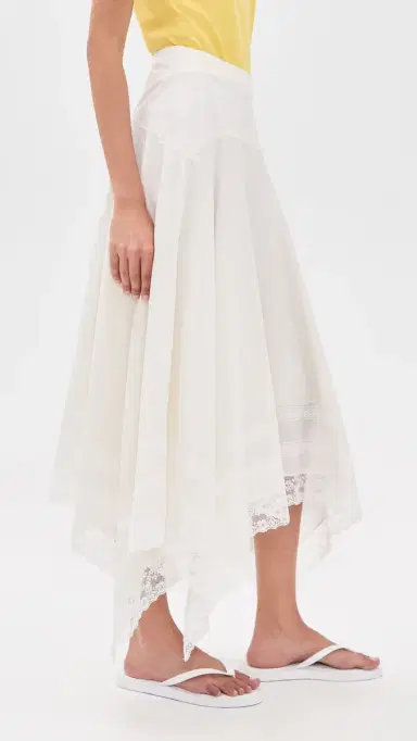 Staud Ainsley Skirt Ivory 6 | Thumbnail 4