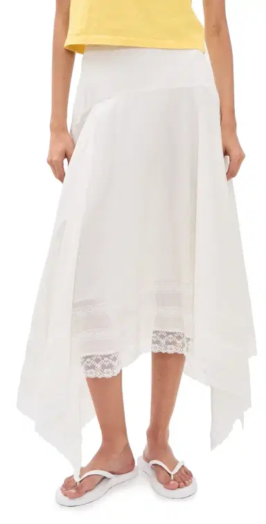 Staud Ainsley Skirt Ivory 6 | Thumbnail 1