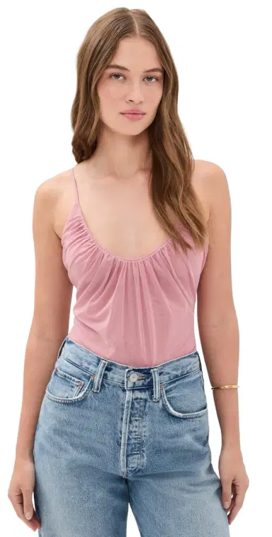 L'Agence Gelina Ruched Thong Bodysuit | Thumbnail 1 L'Agence Gelina Ruched Thong Bodysuit | Thumbnail 1