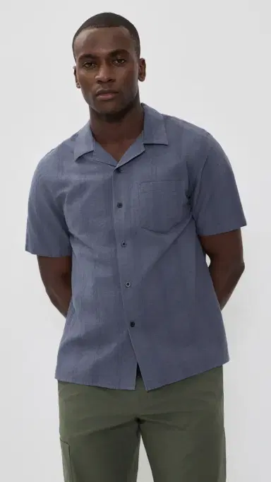Vince Cove Stripe Cabana Shirt | Thumbnail 2 Vince Cove Stripe Cabana Shirt | Thumbnail 2