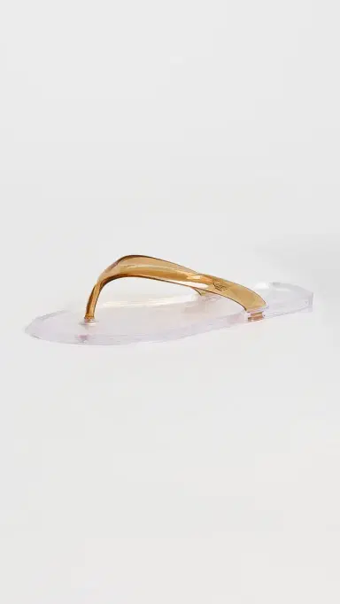 Ancient Greek Sandals Jelly Flip Flops Caramel/Clear | Thumbnail 5