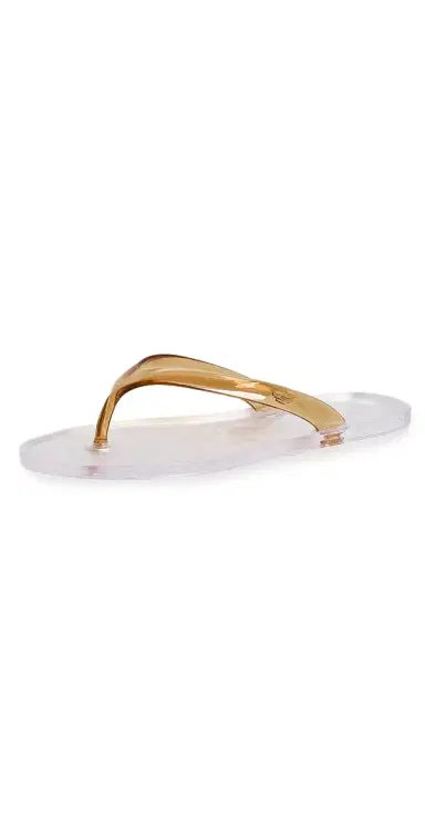 Ancient Greek Sandals Jelly Flip Flops Caramel/Clear | Thumbnail 1