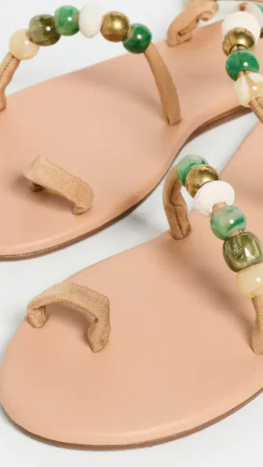 Ancient Greek Sandals Eleftheria Bead Sandals | Thumbnail 6