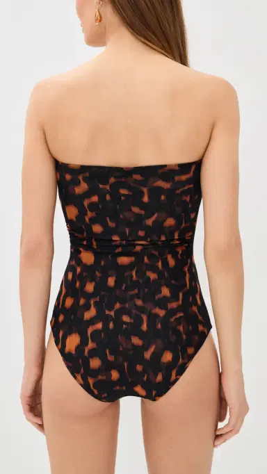 EYWASOULS MALIBU Soleil Bandeau One Piece olstice Leopard | Thumbnail 3