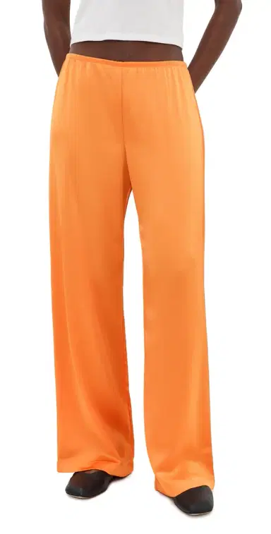 LESET Barb Wide Leg Pants Mandarine L | Thumbnail 1