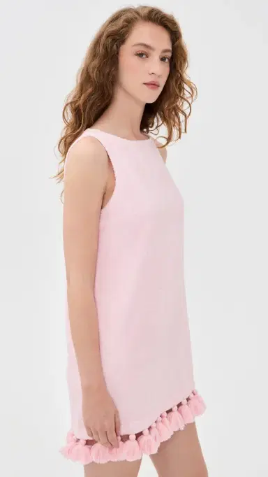 Cap d’Antibes Manon Mini Dress Rose S | Thumbnail 4