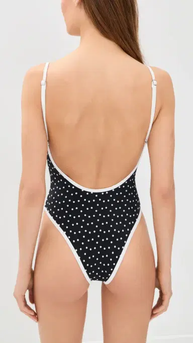 LIONESS ademoiselle One Piece Noir Polka | Thumbnail 3