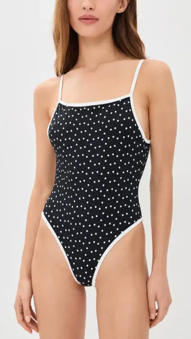 LIONESS ademoiselle One Piece Noir Polka | Thumbnail 5