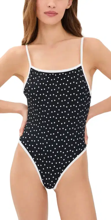LIONESS ademoiselle One Piece Noir Polka | Thumbnail 1