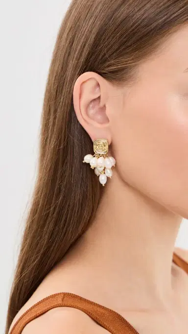 Luv AJ The Seychelles Pearl Statement Studs | Thumbnail 3