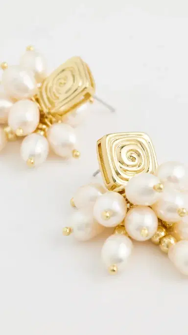 Luv AJ The Seychelles Pearl Statement Studs | Thumbnail 4