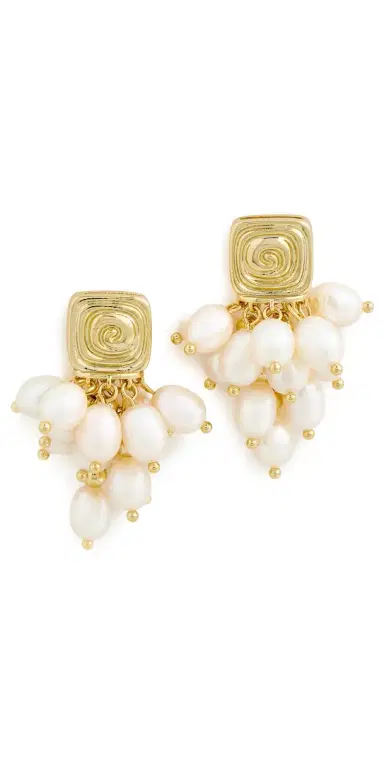 Luv AJ The Seychelles Pearl Statement Studs | Thumbnail 1