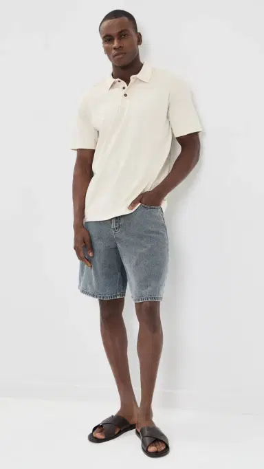 Katin Slub Polo Vintage White L | Thumbnail 5