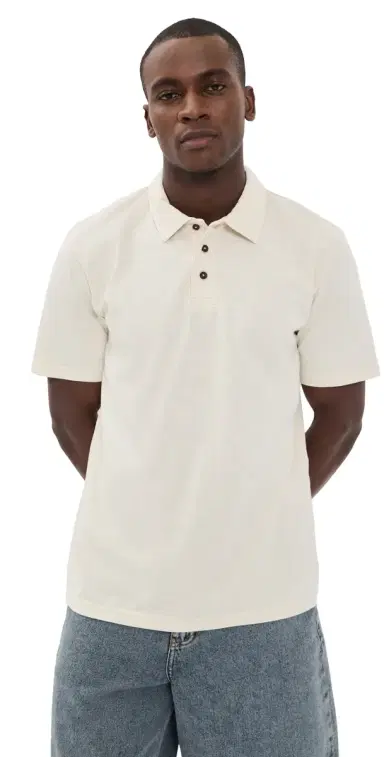 Katin Slub Polo Vintage White L | Thumbnail 1