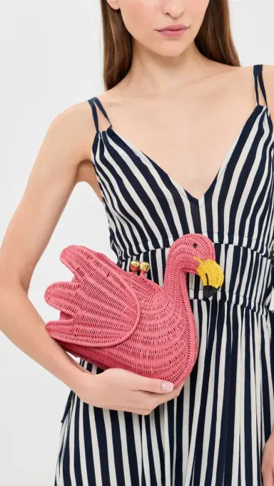 SERPUI Dante Flamingo Clutch | Thumbnail 3