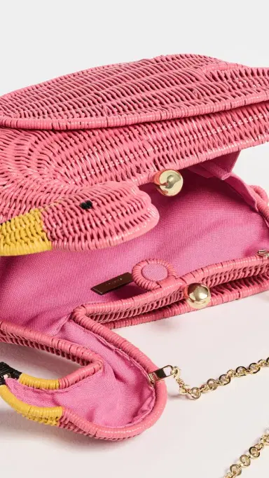 SERPUI Dante Flamingo Clutch | Thumbnail 6