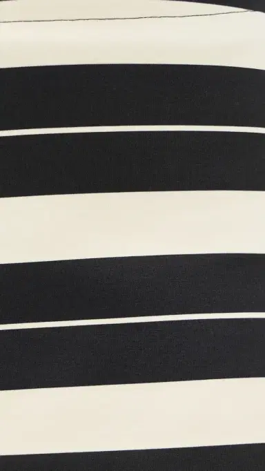 RENGGLI Stripe Slit Mini Skirt Cream/Ink | Thumbnail 6
