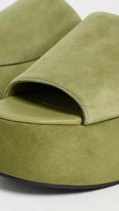 SIMONMILLER Suede Cloudy Platforms Moss Green 36 | Thumbnail 6
