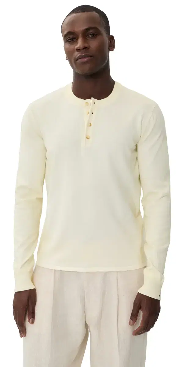 rag & bone Washed upima Henley Chalk