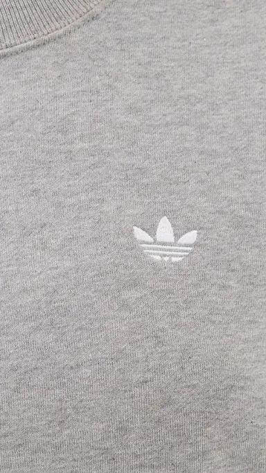 Adidas Essential Fleece Crew Sweatshirt Medium Grey Heather M | Thumbnail 6 Adidas Essential Fleece Crew Sweatshirt Medium Grey Heather M | Thumbnail 6