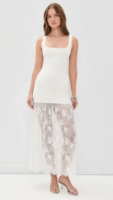 Fleur du Mal Jolie Dress Ivory M | Thumbnail 2