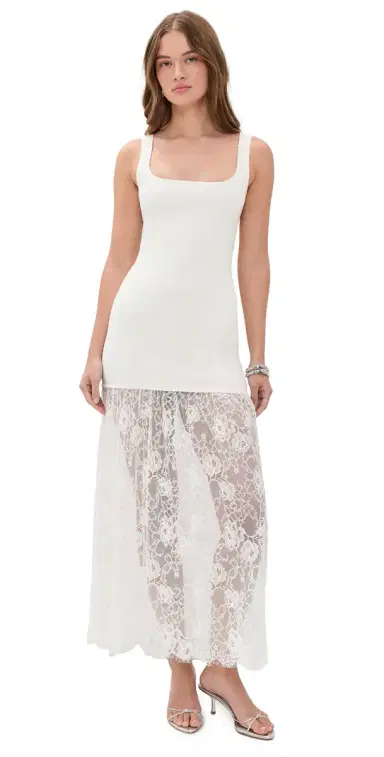 Fleur du Mal Jolie Dress Ivory M | Thumbnail 1