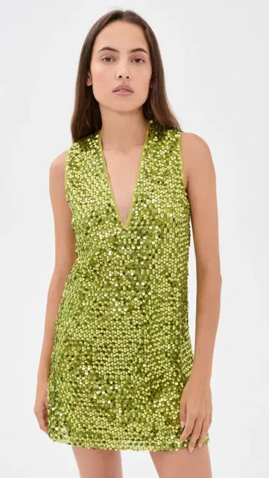 SIMONMILLER Fountain Sequin Dress Metallic Pear | Thumbnail 2