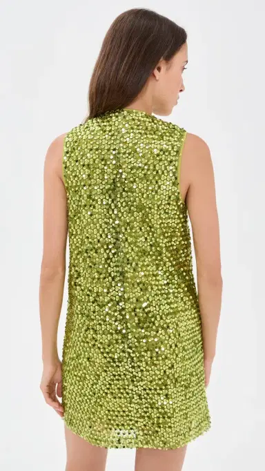 SIMONMILLER Fountain Sequin Dress Metallic Pear | Thumbnail 3