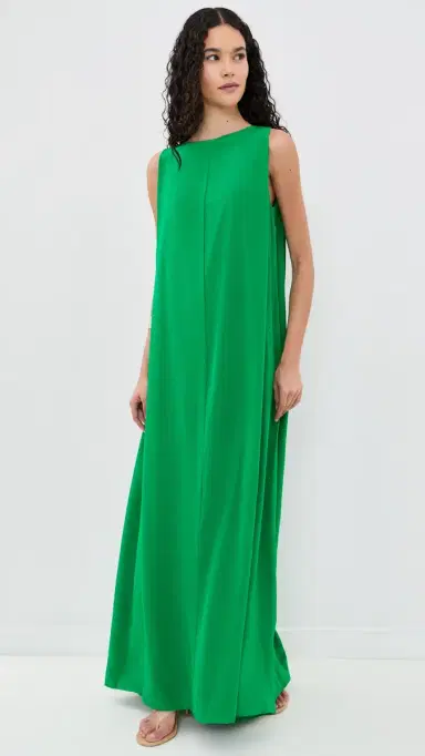 Staud Dalia Silk Dress Kelly S | Thumbnail 5